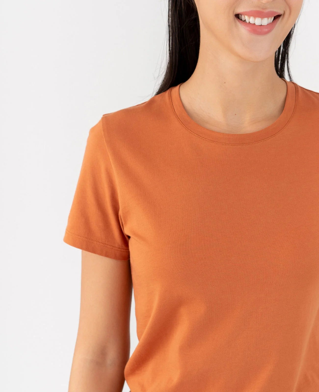 Organic Pima Crew Neck Tee