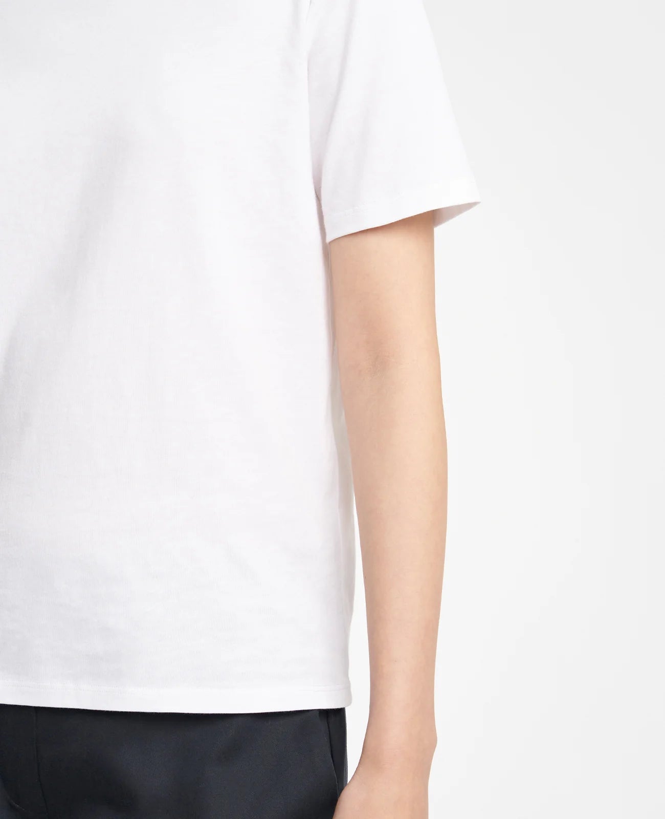 Supima High Neck Tee