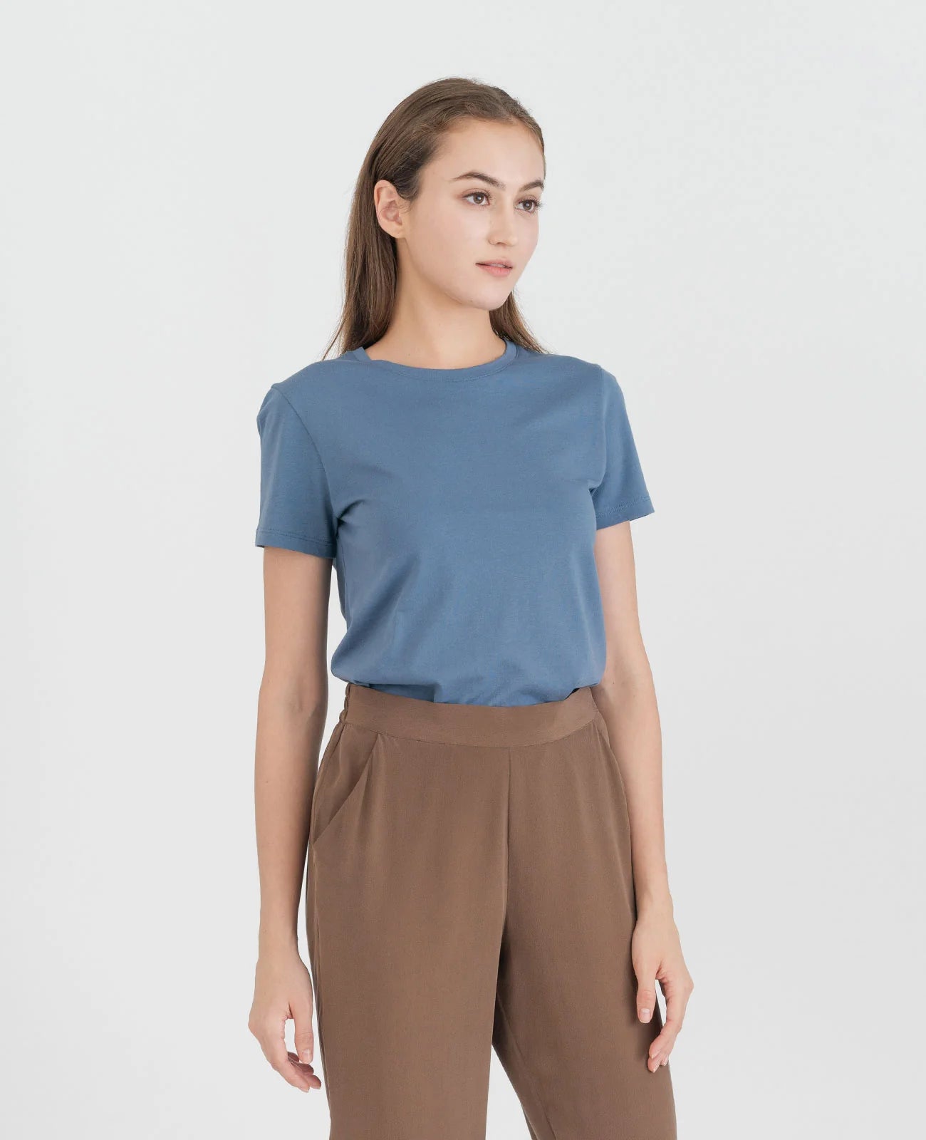 Organic Pima Crew Neck Tee