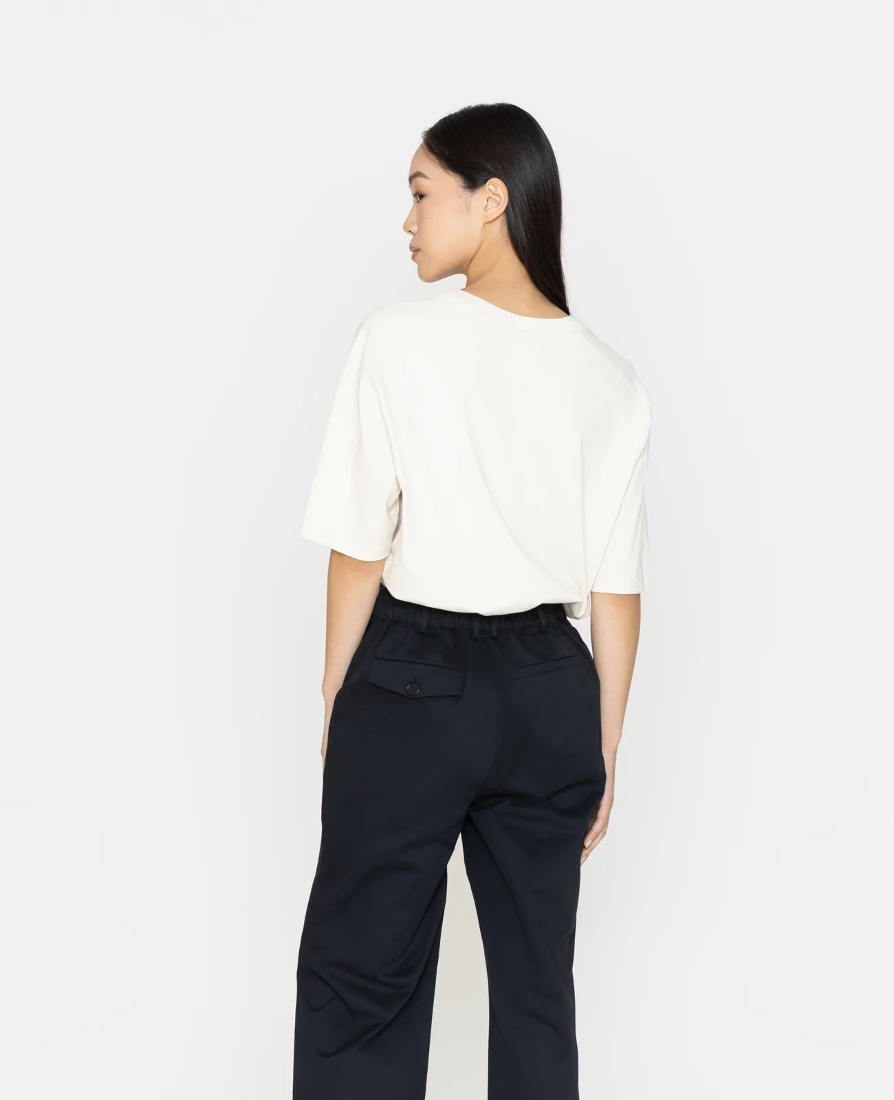 Supima Oversized Half-sleeve Tee
