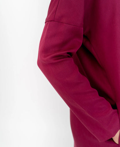 Tencel V-Neck Cocoon Dress