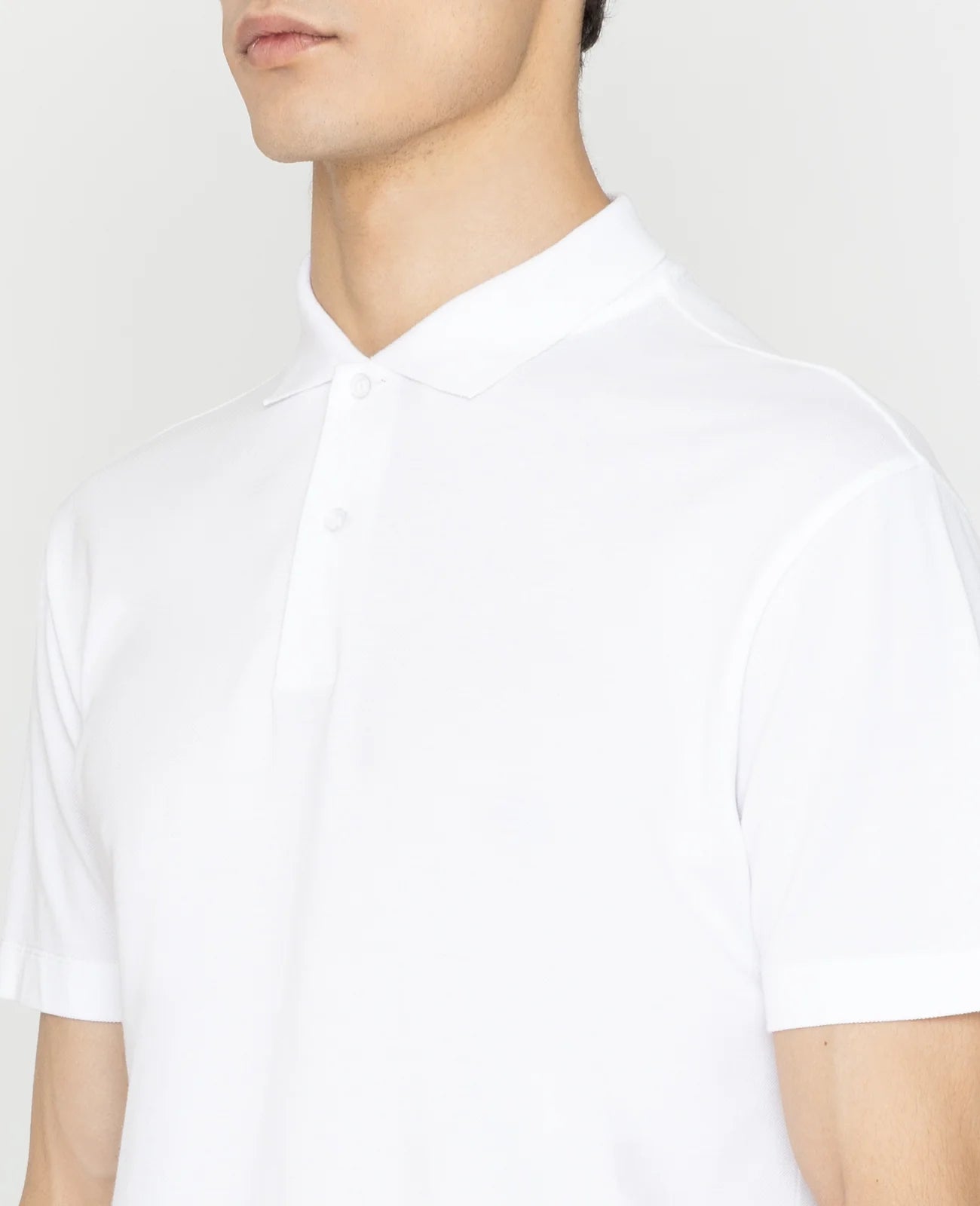 Supima Pique Spread Collar Polo