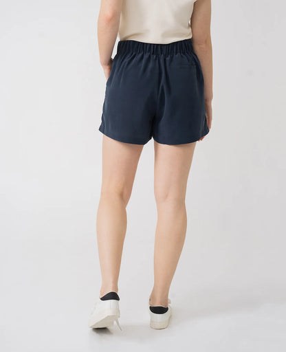 Silk Flat Front Short