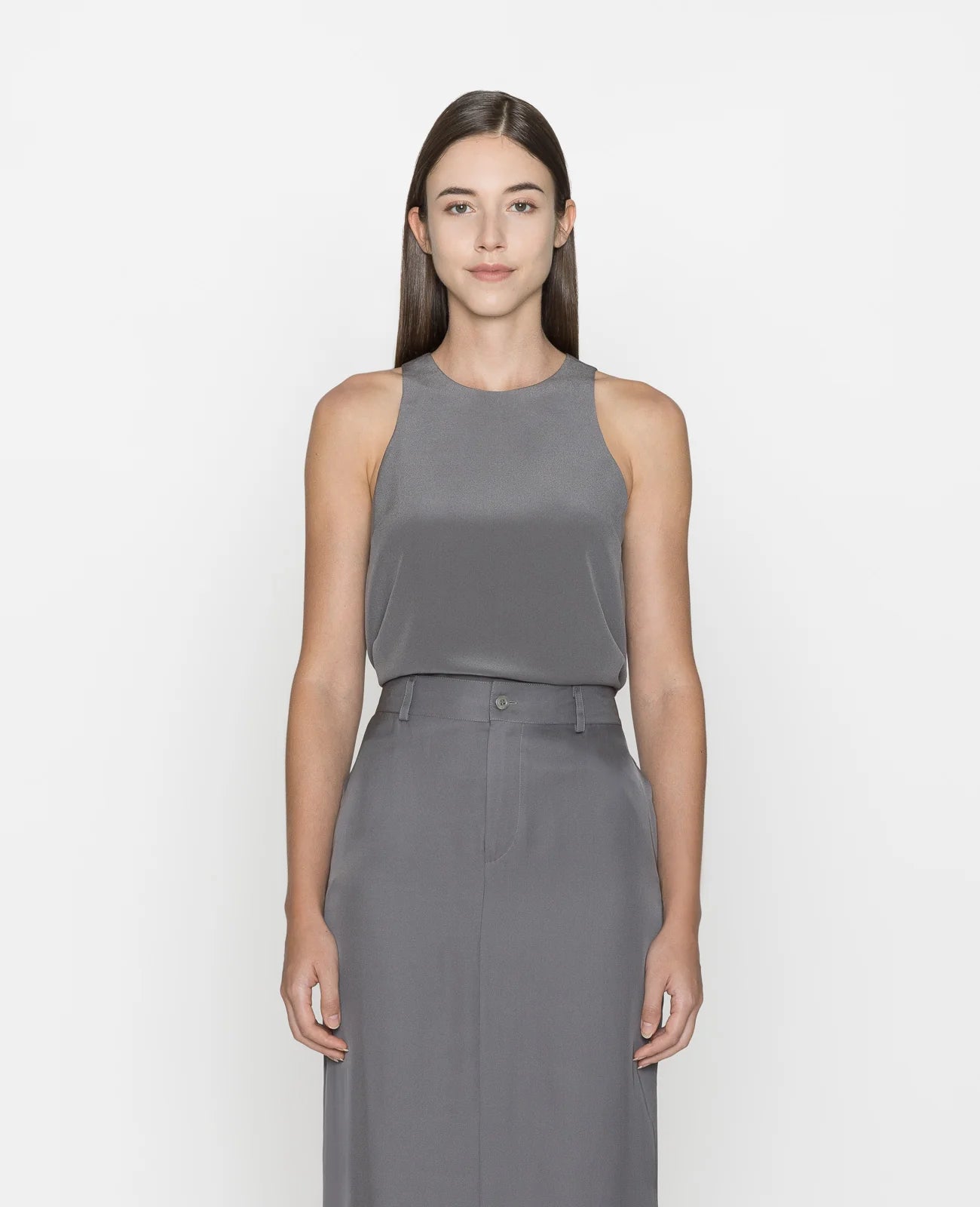 Silk Halter Tank