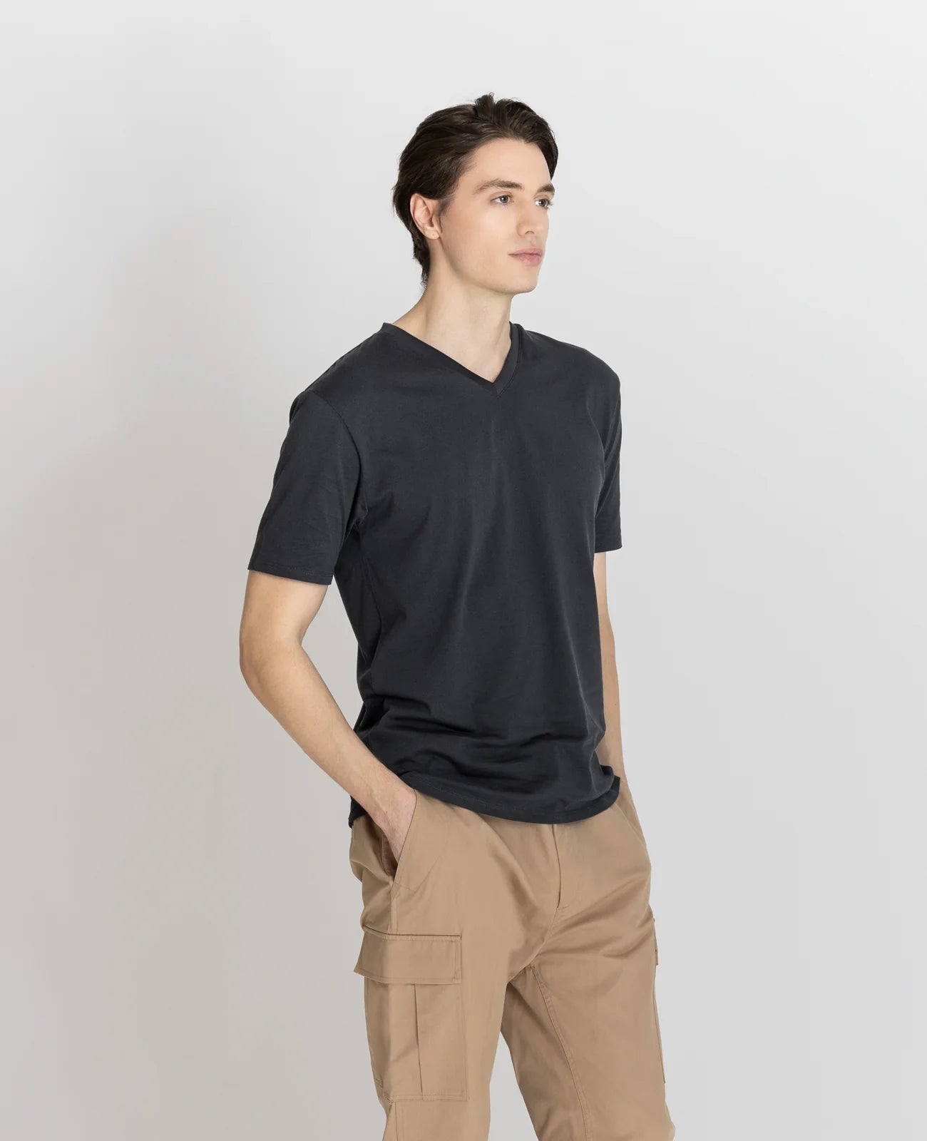 Supima V Neck Tee