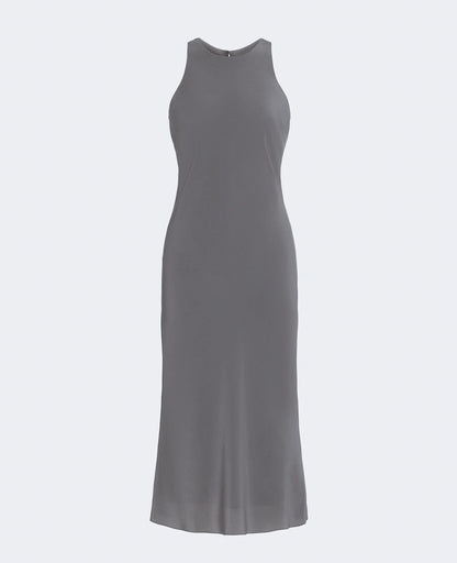Silk Halter Tank Dress