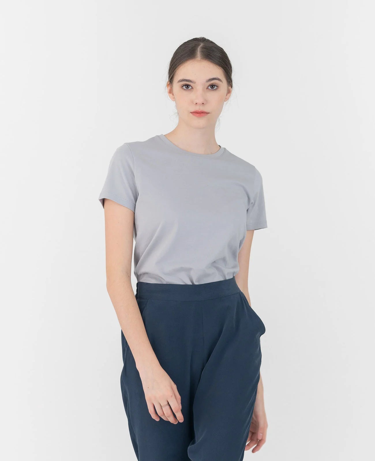 Organic Pima Crew Neck Tee