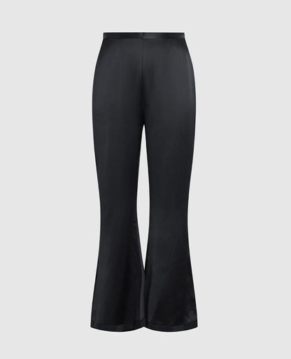 Silk Pyjamas Flare Lounge Pants