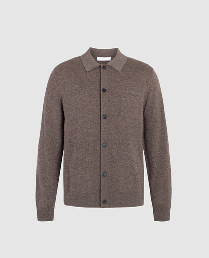 Cashmere Collar Cardigan