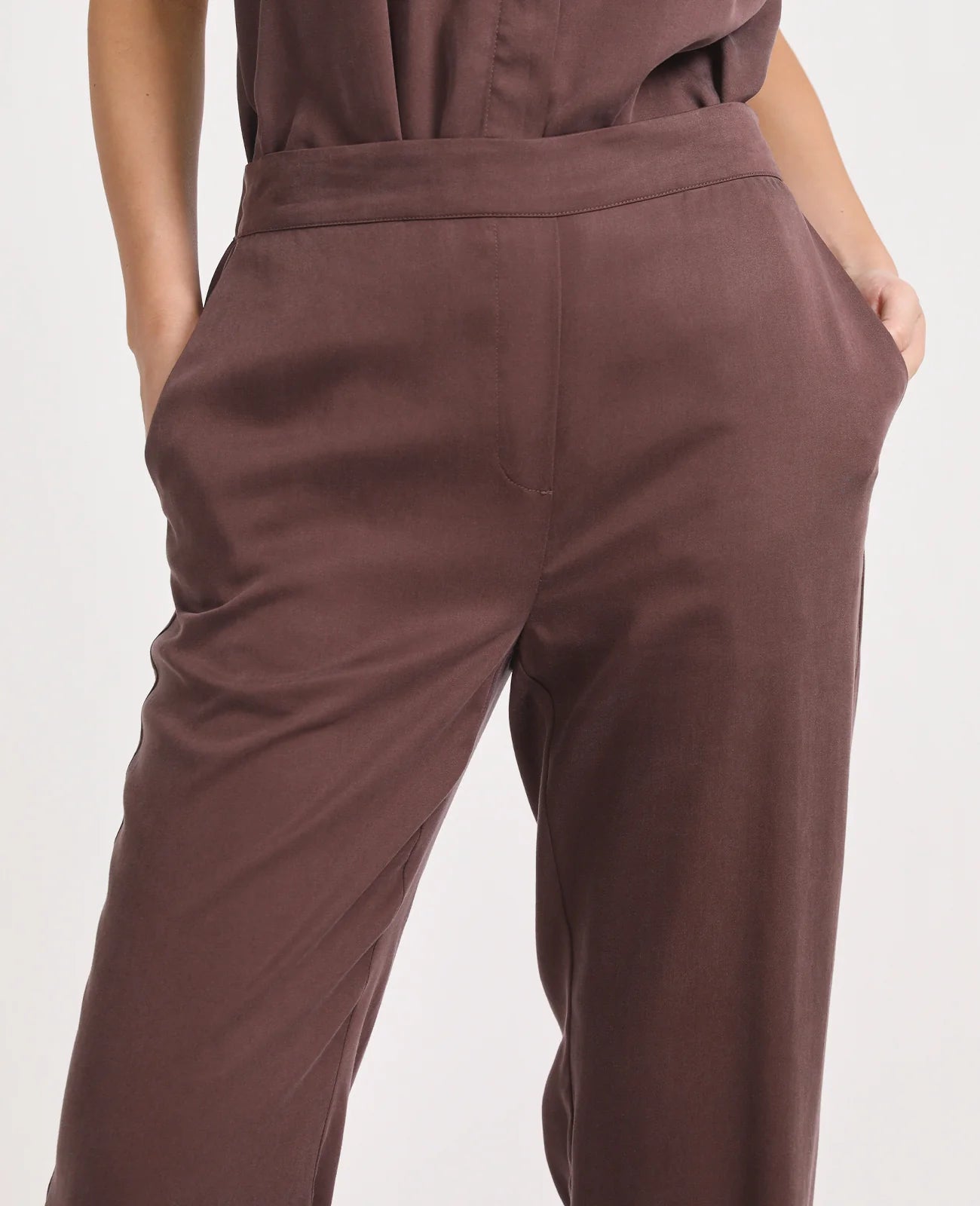 Tencel slouchy pant