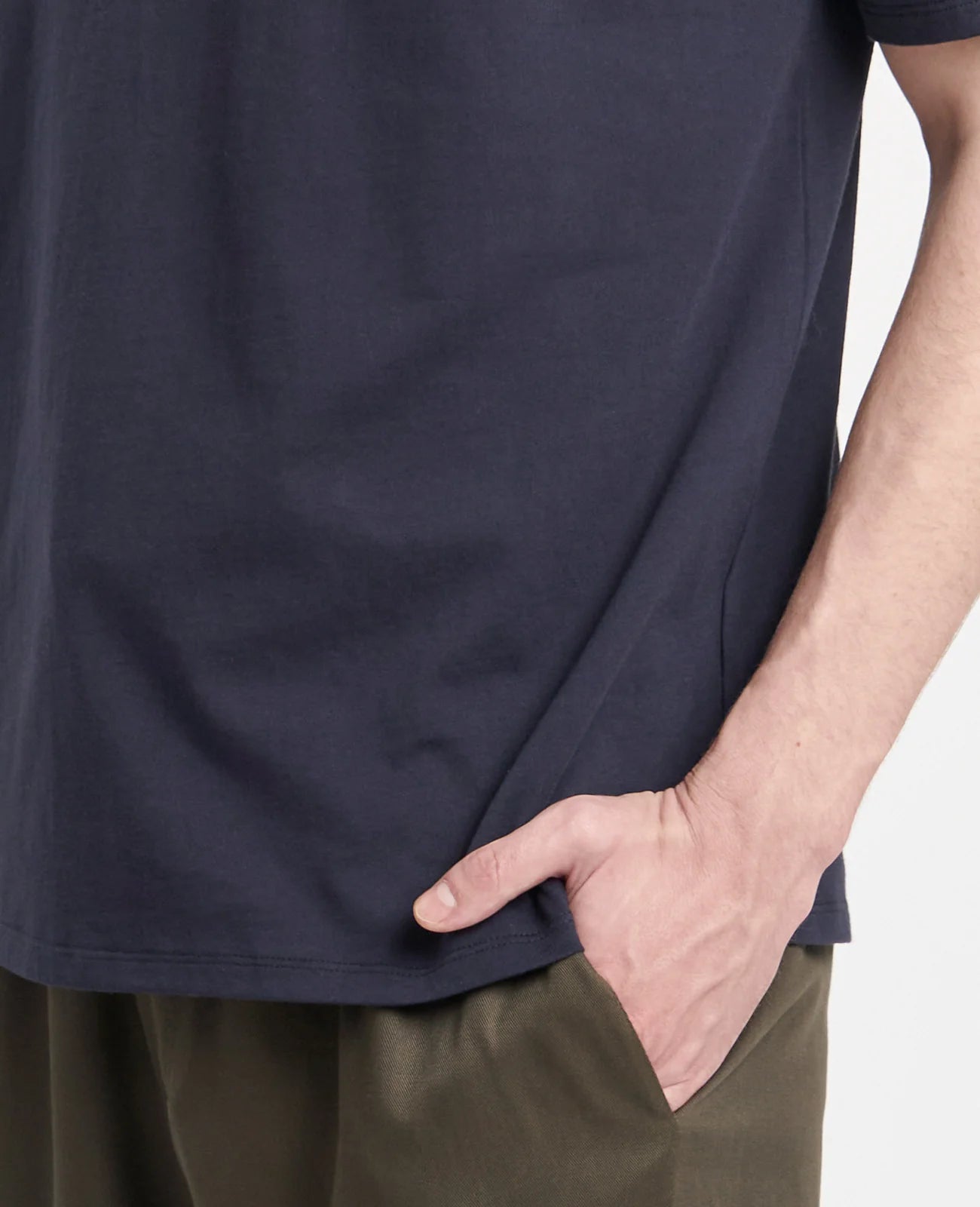 Supima High Neck Tee