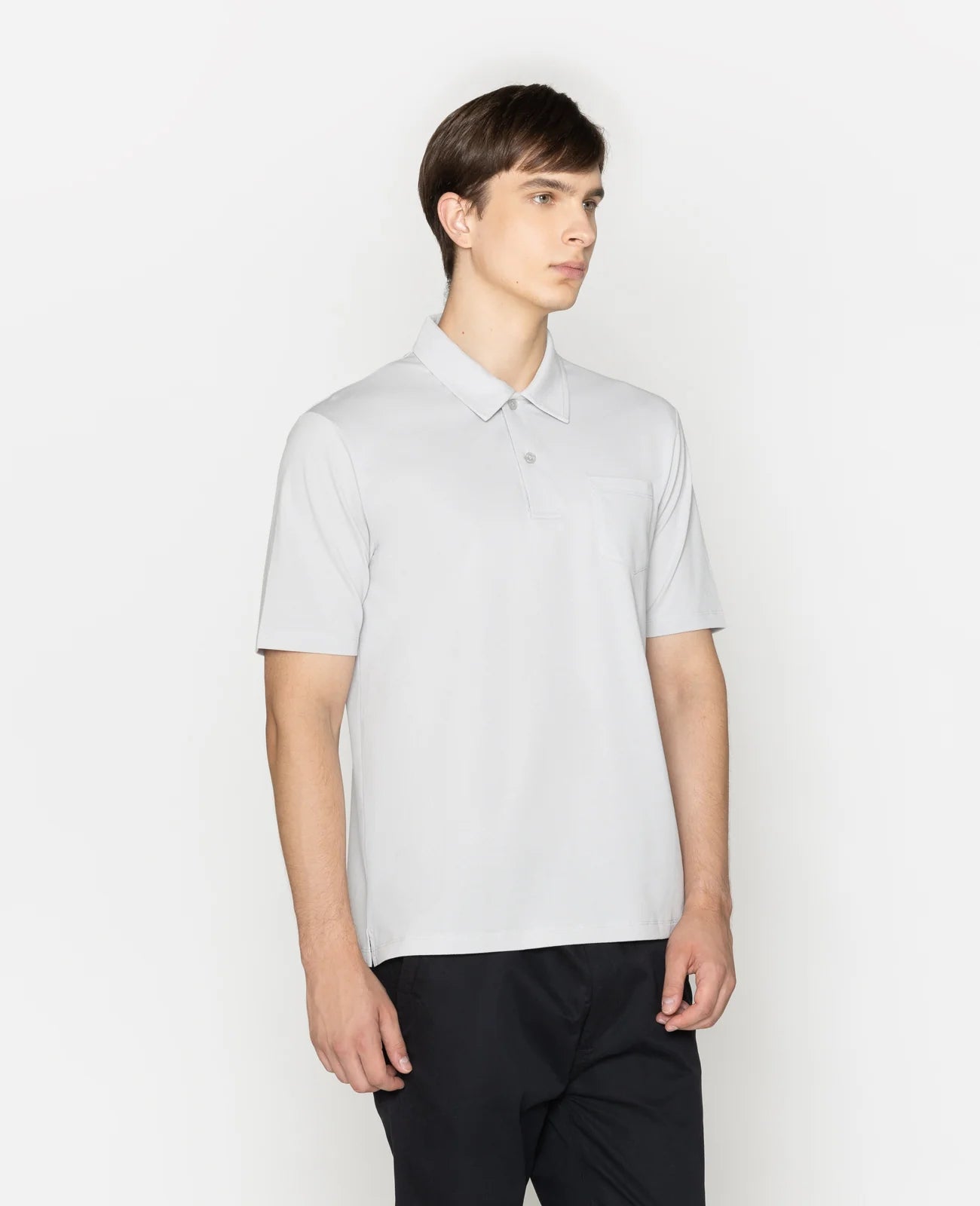 Supima Pique Point Collar Pocket Polo