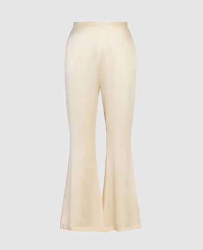 Silk Pyjamas Flare Lounge Pants
