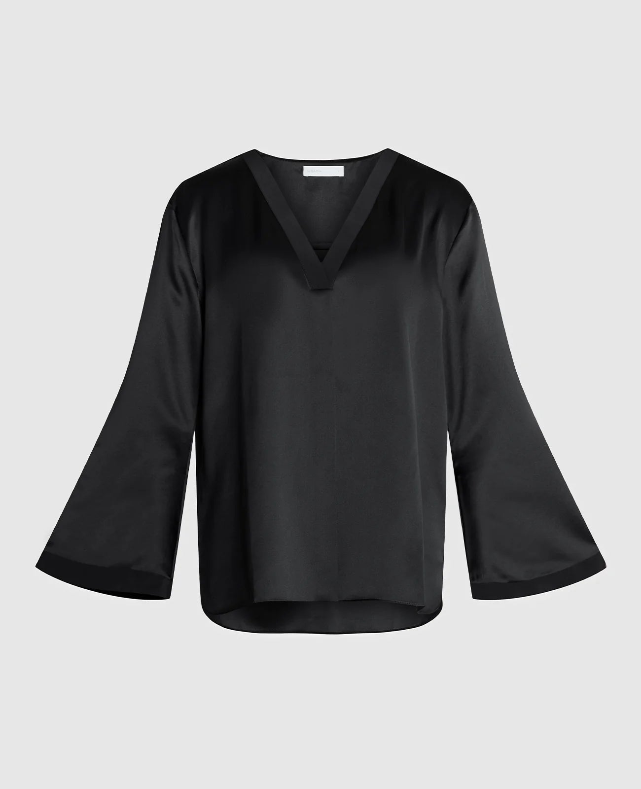 Silk Pyjamas V-Neck Pull Over Blouse