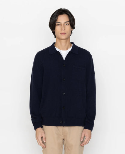 Cashmere Collar Cardigan