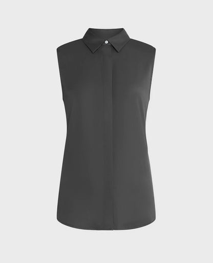 Tencel Sleeveless Shirt