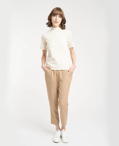 Supima High Neck Tee