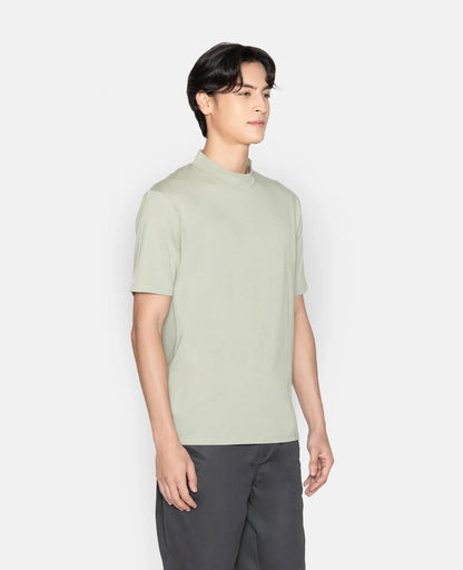 Supima High Neck Tee