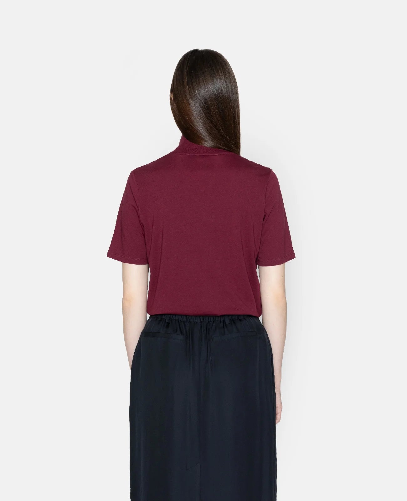 Supima High Neck Tee