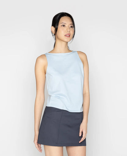 Supima Boat Neck Tank