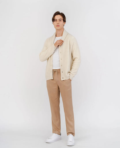 Cashmere Shawl Collar Cardigan