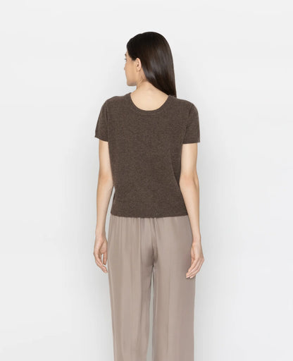 Cashmere 2-Way Short Sleeve Sweater