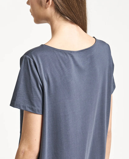Supima Boat Neck Tee Dress