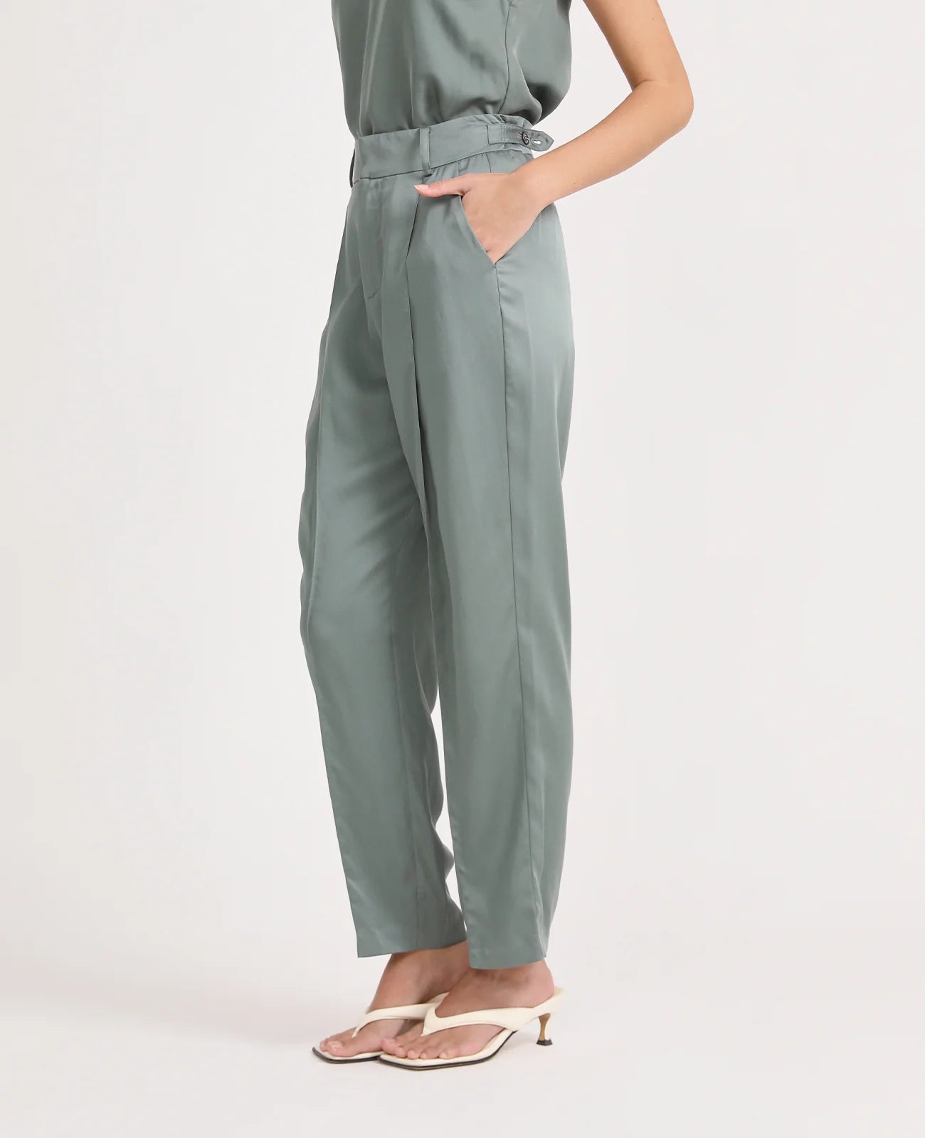 Tencel Barrel Pant
