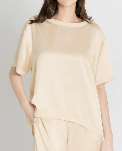 Silk Pyjamas Oversized Tee