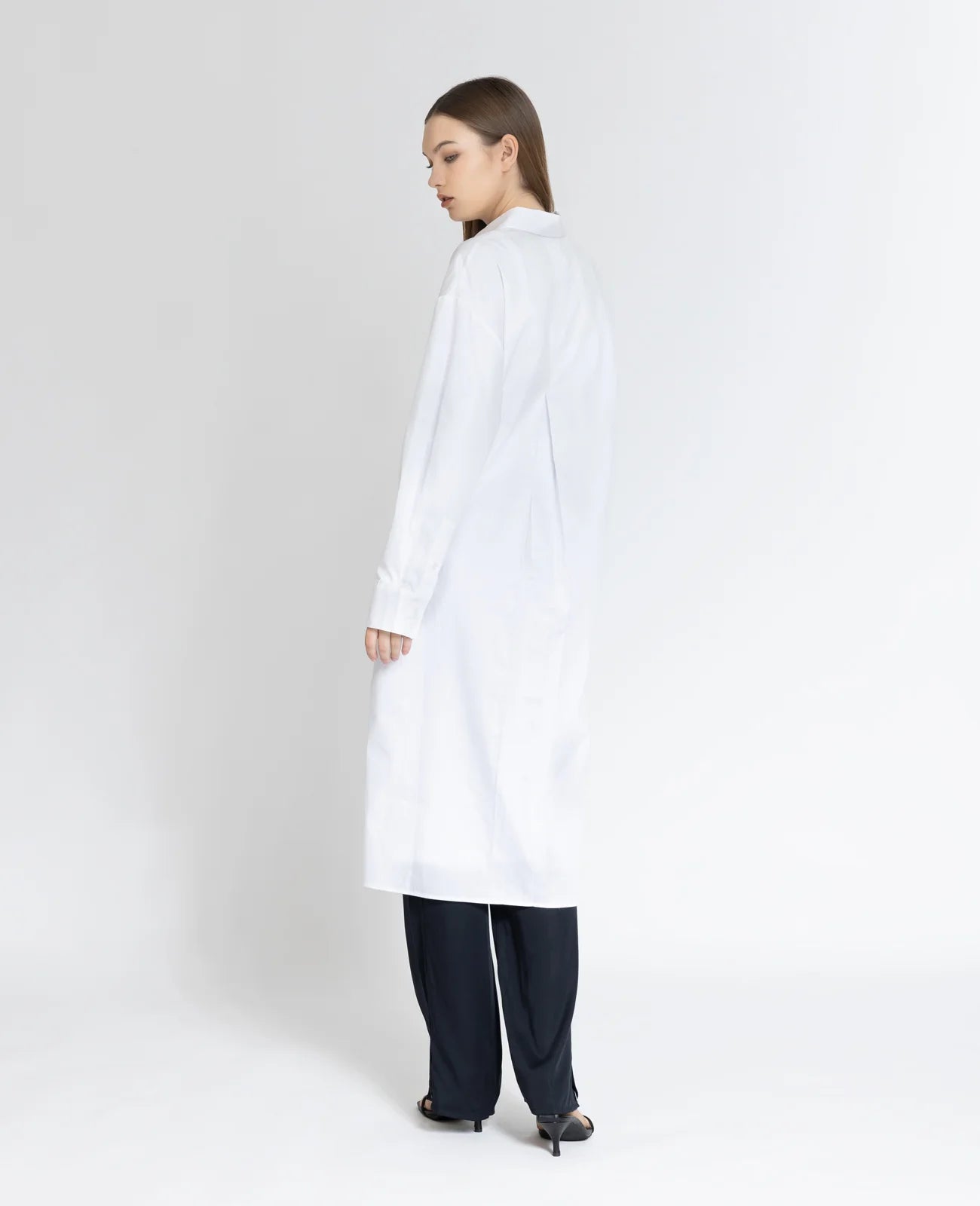Supima Poplin Shirt Dress