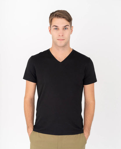 Organic Pima Cotton V-Neck Tee