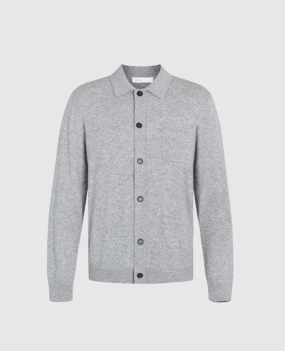 Cashmere Collar Cardigan