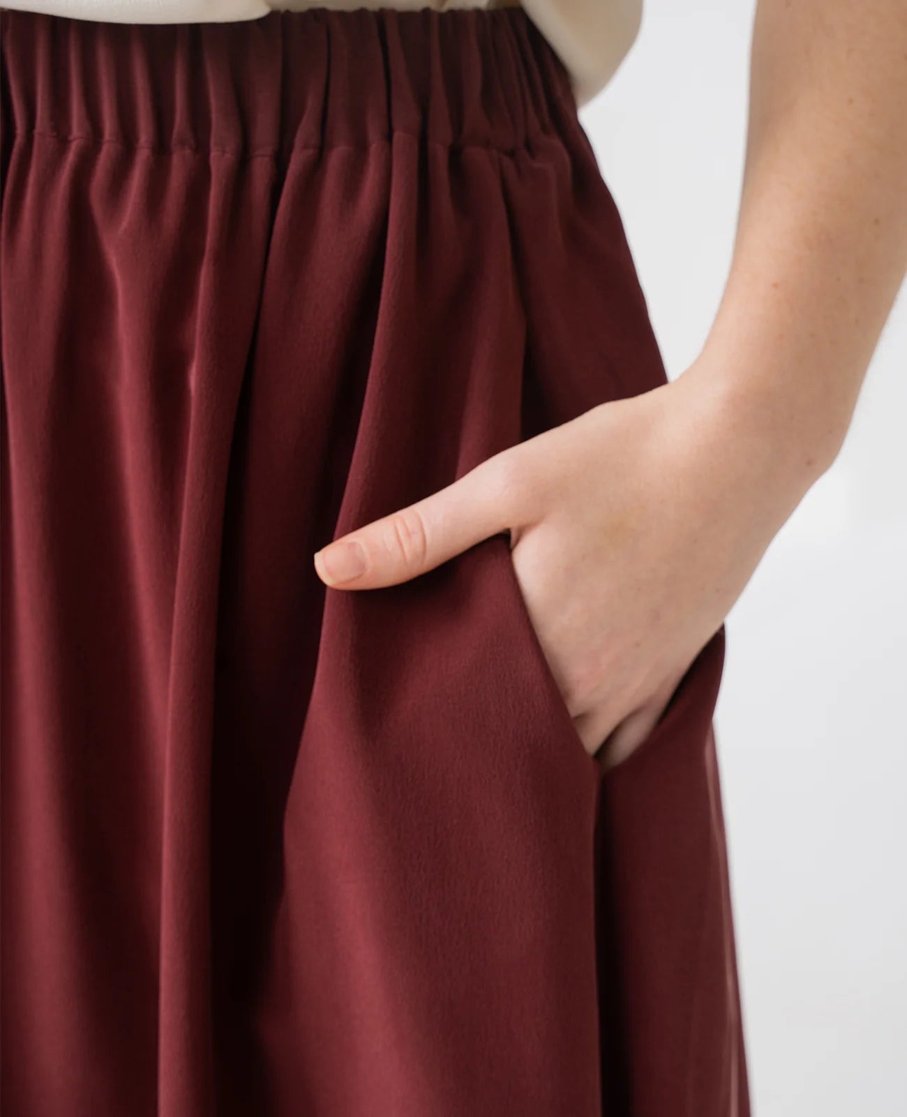 Silk Full Skirt