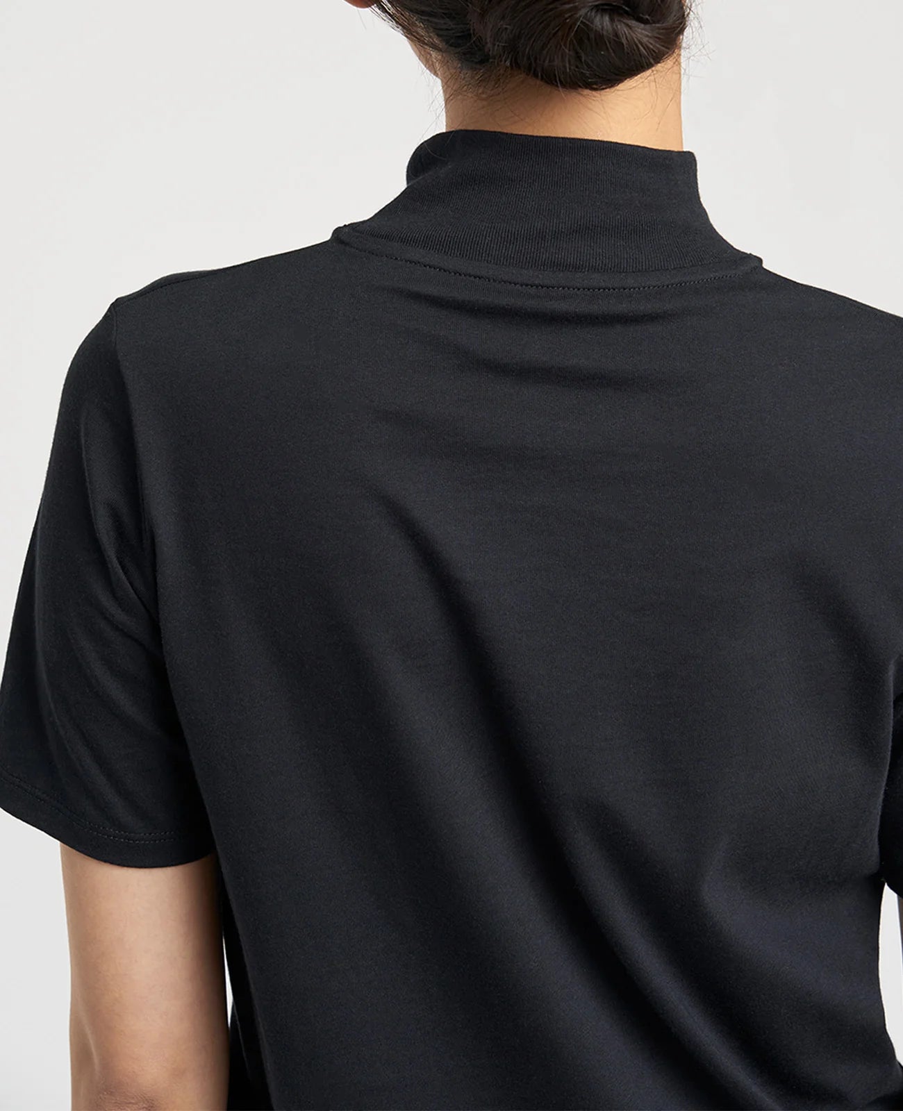 Supima High Neck Tee