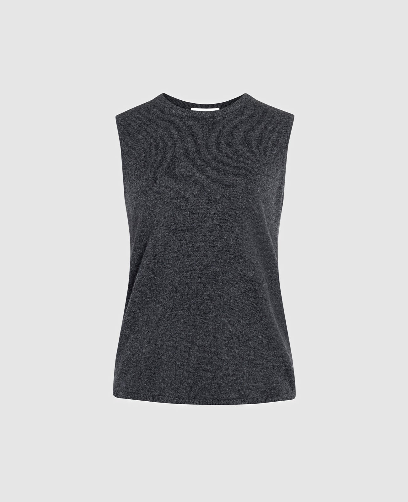 Cashmere Crew Neck Vest